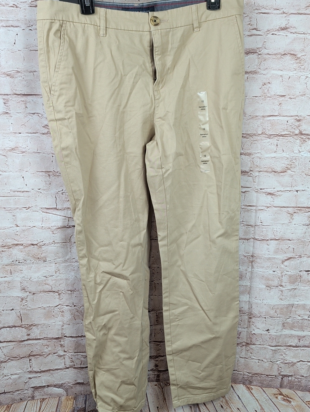 Tommy Hilfiger Chinos Pants Slim Fit Sz 12 Nwt New